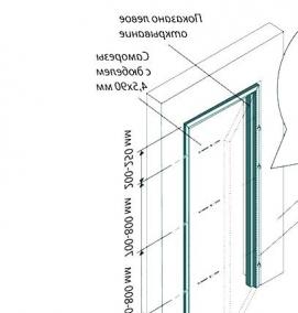 установка дверных коробок - тип 1