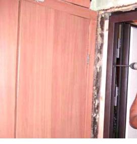 установка дверных коробок - тип 4