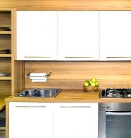 установка фартука из мдф на кухне - модель 3