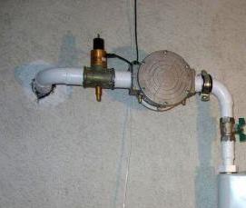 установка газового счетчика в частном доме - вариант 4