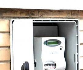 установка газового счетчика в частном доме - вариант 2