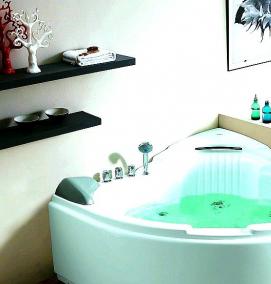 установка гидромассажа в акриловую ванну - тип 2