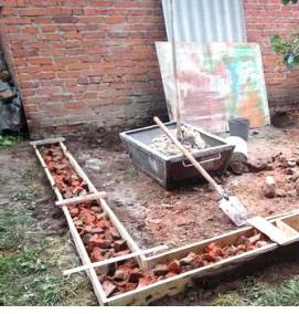 установка хозблока - тип 4