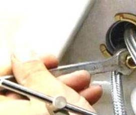 установка керамического смесителя - модель 2