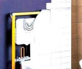 установка компакт бачка на унитаз - тип 4