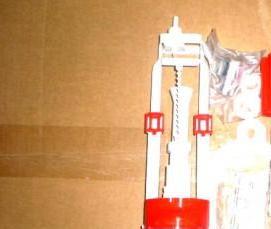 установка компакт бачка на унитаз - тип 3