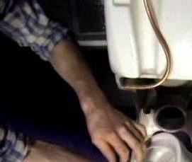 установка компакт бачка на унитаз - тип 2