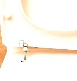 установка крышки унитаза - тип 3