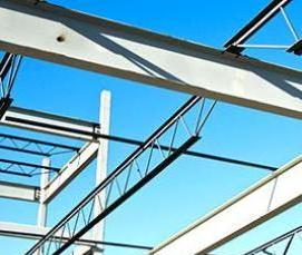 установка металлоконструкций - модель 1