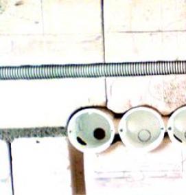 установка модульной розетки - модель 1