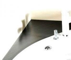 установка накладной раковины на кухне - модель 4