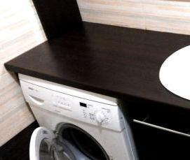 установка накладной раковины на стиральную машину - вариант 3