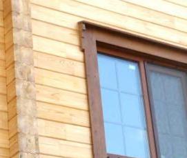 установка наличников на окна пвх - вариант 3