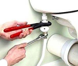 установка напольного смесителя - модель 1