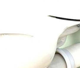 установка напольного унитаза - модель 1