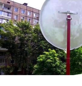 установка наружной телевизионной антенны - модель 4