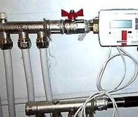 установка общедомового теплосчетчика - модель 4