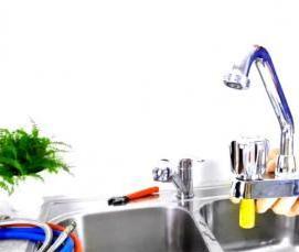 установка однорычажного смесителя - тип 1