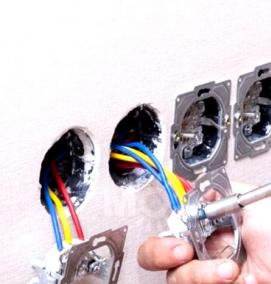 установка пакетного выключателя - тип 1