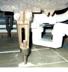 установка перелива в раковине - вариант 2