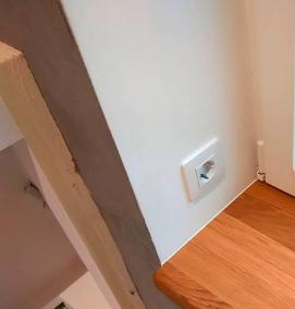 установка подоконника из дерева - тип 3