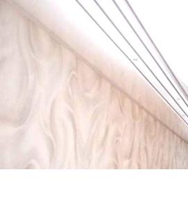 установка потолочного карниза - тип 1