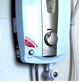 установка проточного водонагревателя - вариант 3