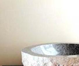 установка раковины из камня - вариант 2
