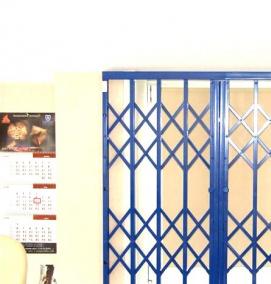 установка раздвижных решеток окна - тип 1