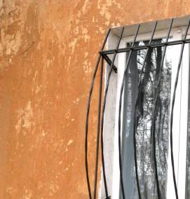 установка раздвижных решеток окна - тип 2