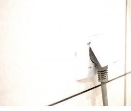 установка розетки для стиральной машины в ванной - модель 3