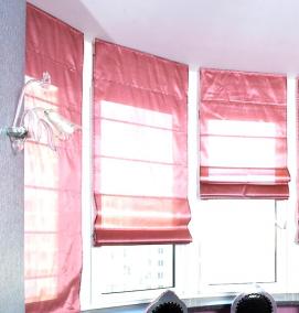 установка рулонных жалюзи на пластиковые окна - модель 2