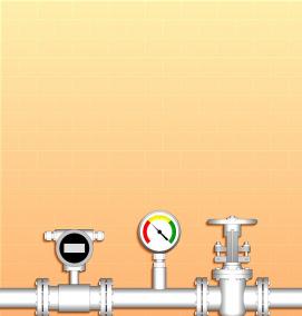 установка счетчика воды на металлические трубы - модель 3