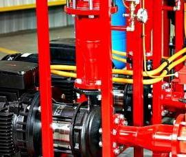 установка системы автоматического пожаротушения - вариант 3