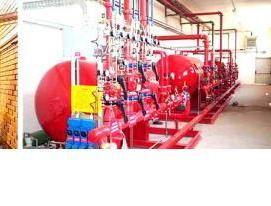 установка системы пожаротушения - вариант 1