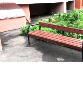 установка скамеек и урн - тип 3