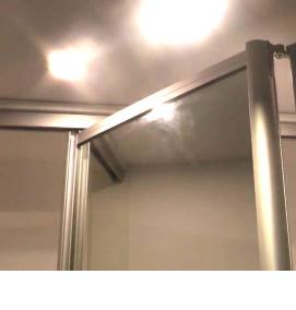 установка складной двери - модель 1