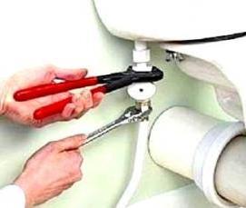 установка слива унитаза - тип 2