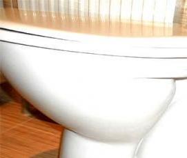 установка сливного бачка на унитаз - тип 1