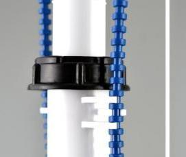 установка сливной арматуры унитаза - вариант 3