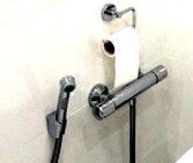 установка смесителя для гигиенического душа - модель 2