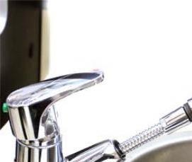 установка смесителя на умывальник - тип 1