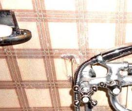 установка смесителя на умывальник - тип 4