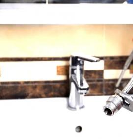 установка смесителя от пола - тип 3