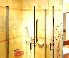 установка смесителя в душевой кабине - вариант 2