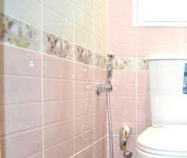 установка смесителя в туалете - модель 1