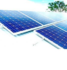 установка солнечных батарей - модель 2