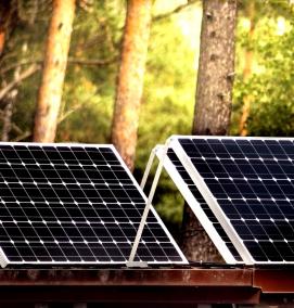 установка солнечных батарей в частном доме - модель 4