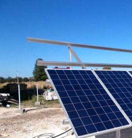 установка солнечных батарей в частном доме - модель 2