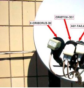 установка спутниковой антенны - тип 4